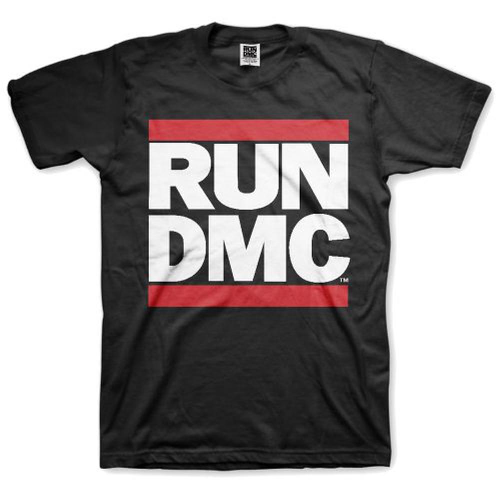 Run DMC - Logo Heren Tshirt - Zwart